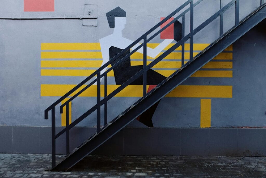 Outdoor Metal Stairs