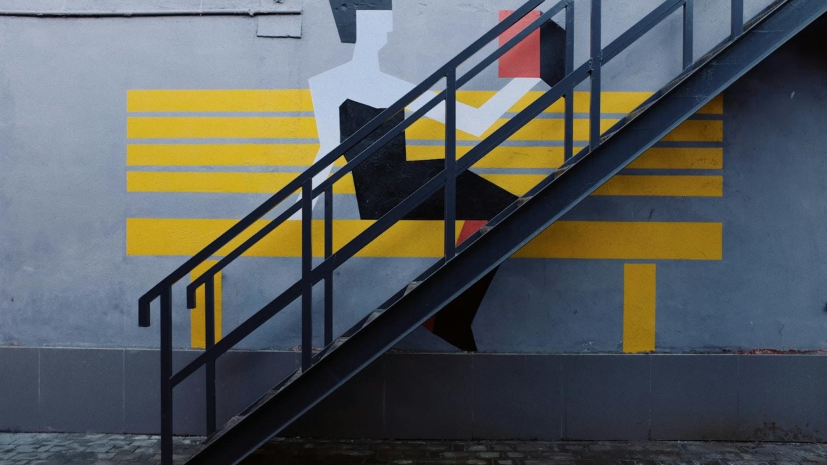 Outdoor Metal Stairs