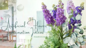 artificial flower decoration