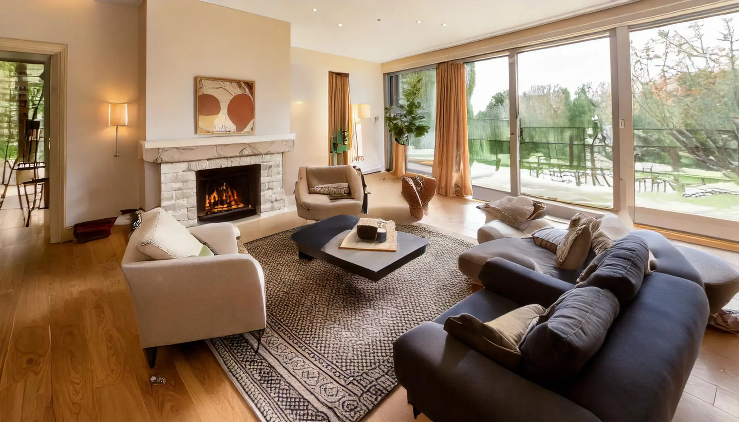 Living Room Ideas with a Fireplace scaled