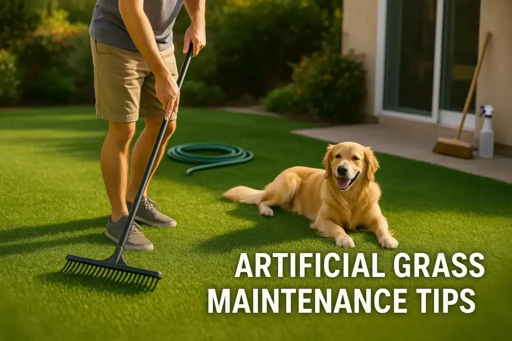 Artificial Grass Maintenance Tips