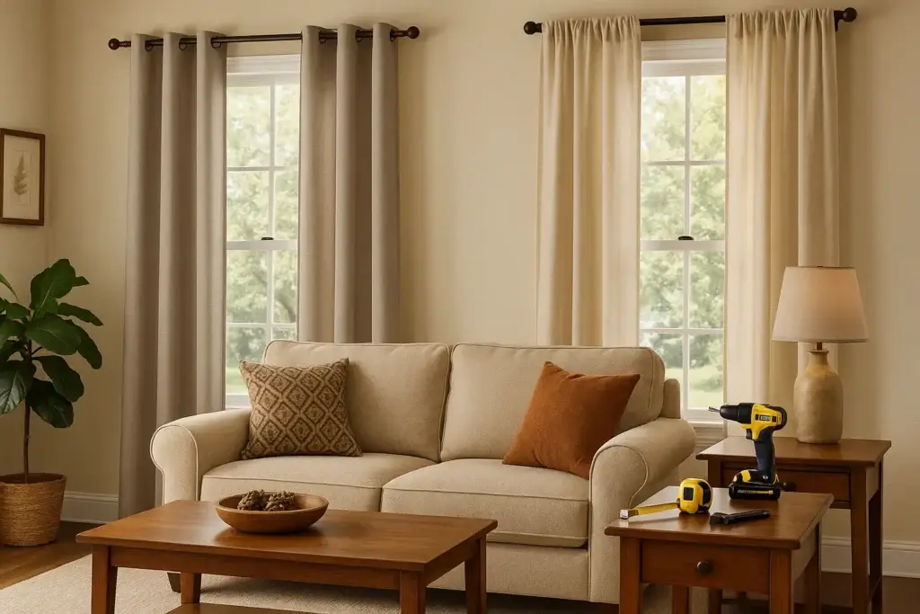 How to Hang Curtains