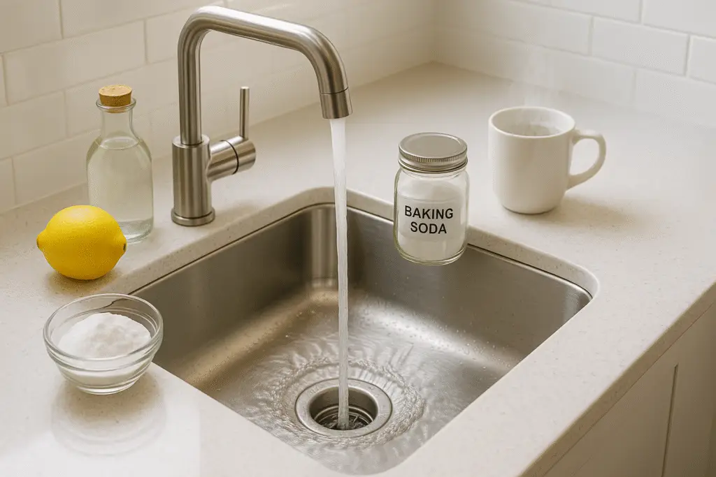 How to Clean Kitchen Sink Drain Pipe