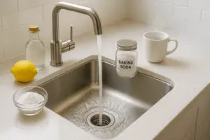 How to Clean Kitchen Sink Drain Pipe