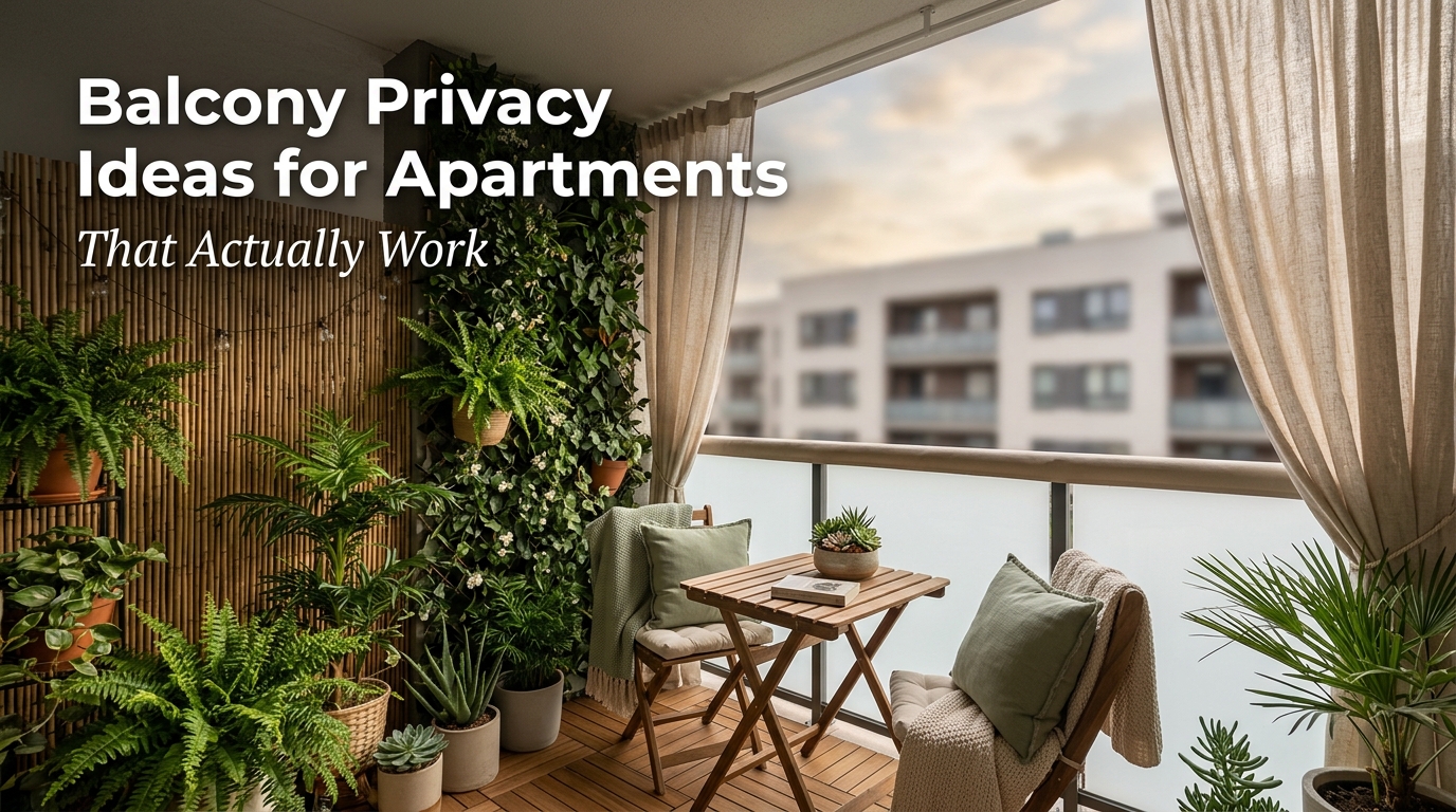 Balcony Privacy Ideas for Apartments That Actually Work