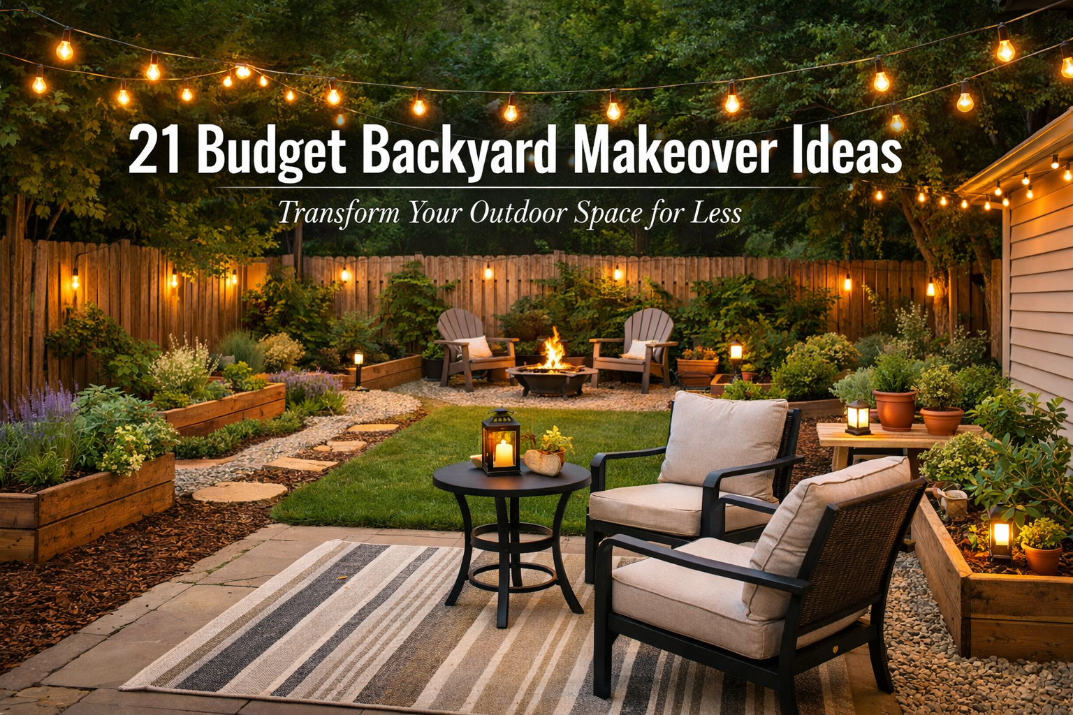 21 Budget Backyard Makeover Ideas That Instantly Transform Your Space