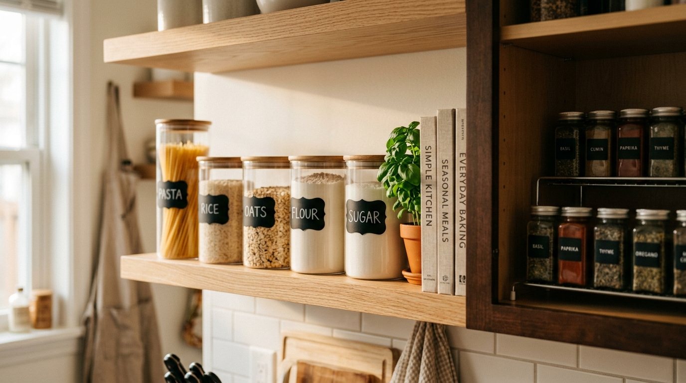 Cabinet Door Storage