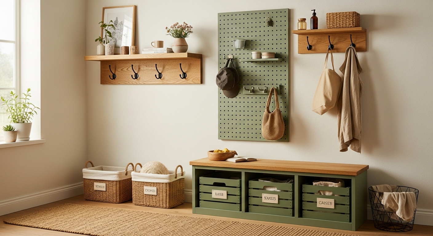 Combined Entryway Wall System