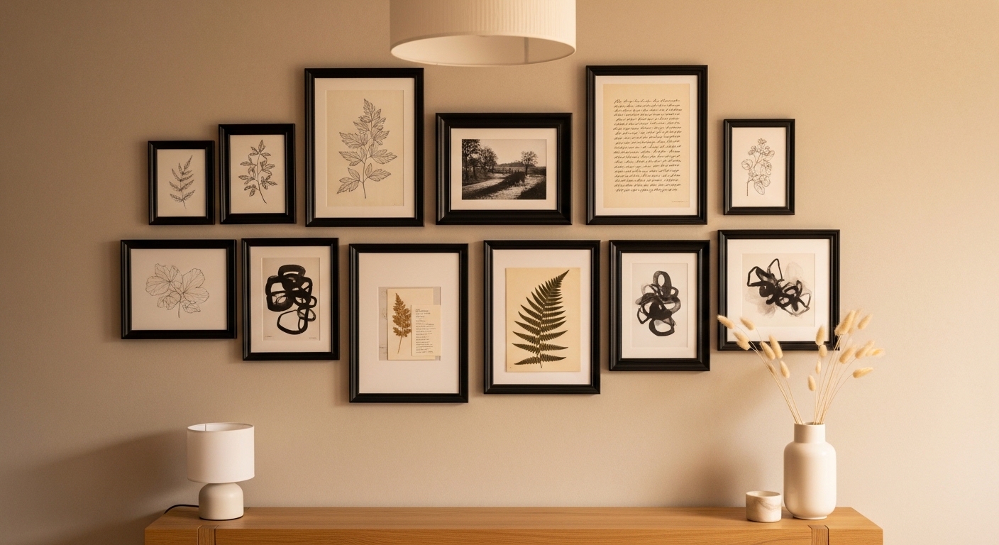 DIY Gallery Wall With Thrifted Frames