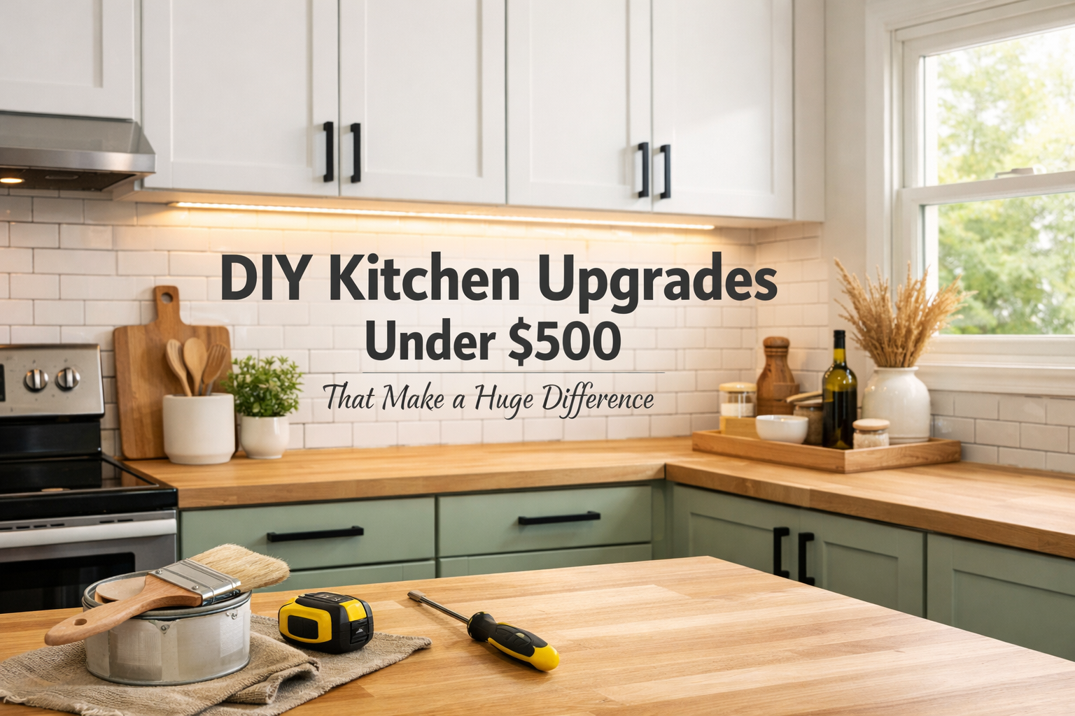 DIY Kitchen Upgrades Under $500 That Make a Huge Difference
