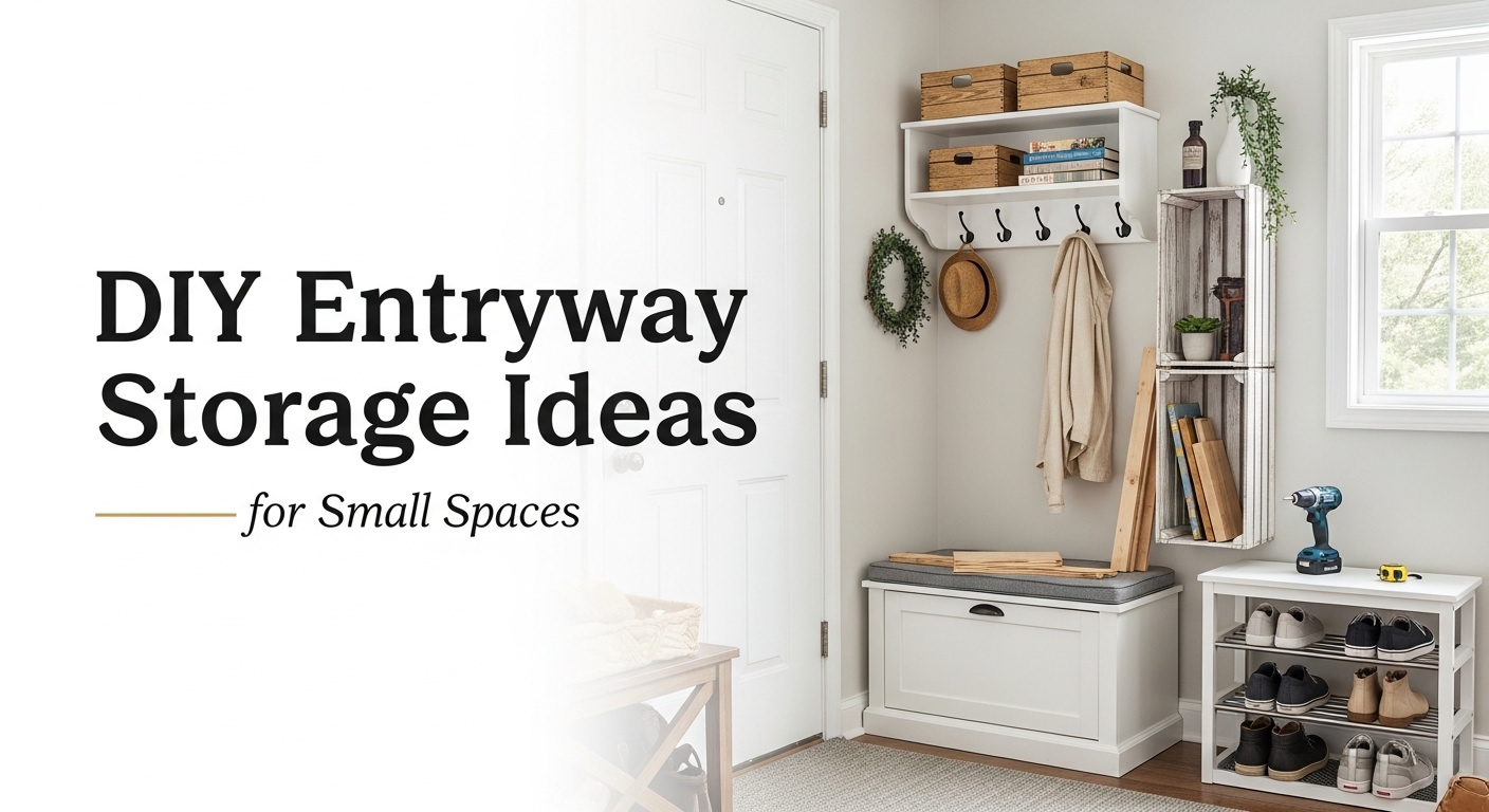 DIY Entryway Storage Ideas for Small Spaces That Work