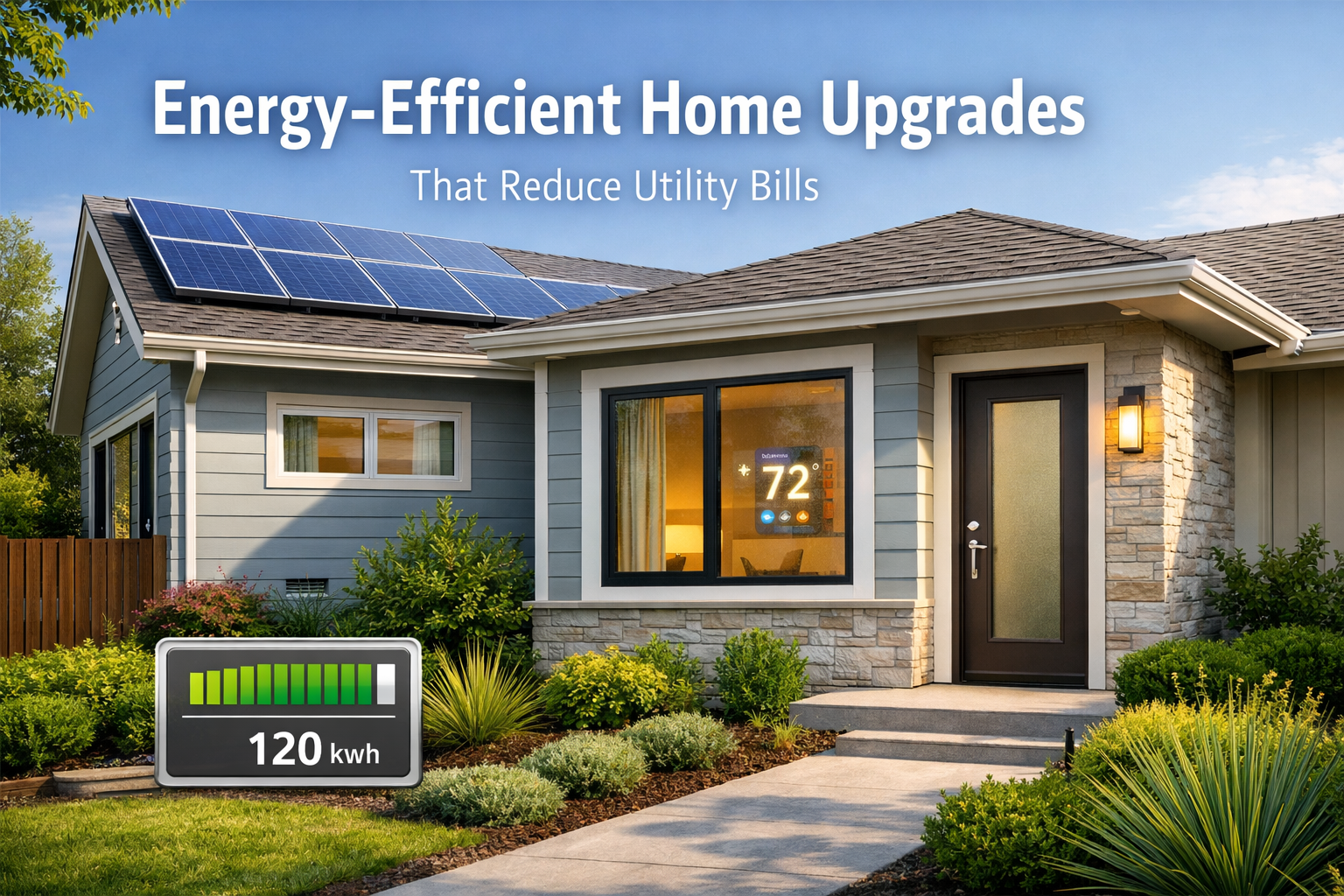 Energy-Efficient Home Upgrades That Reduce Utility Bills