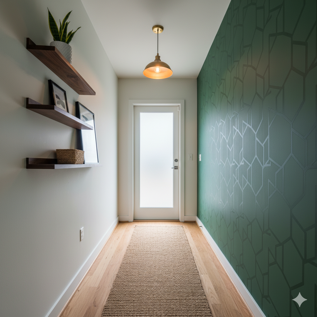 Entryway Bold Paint color Tone
