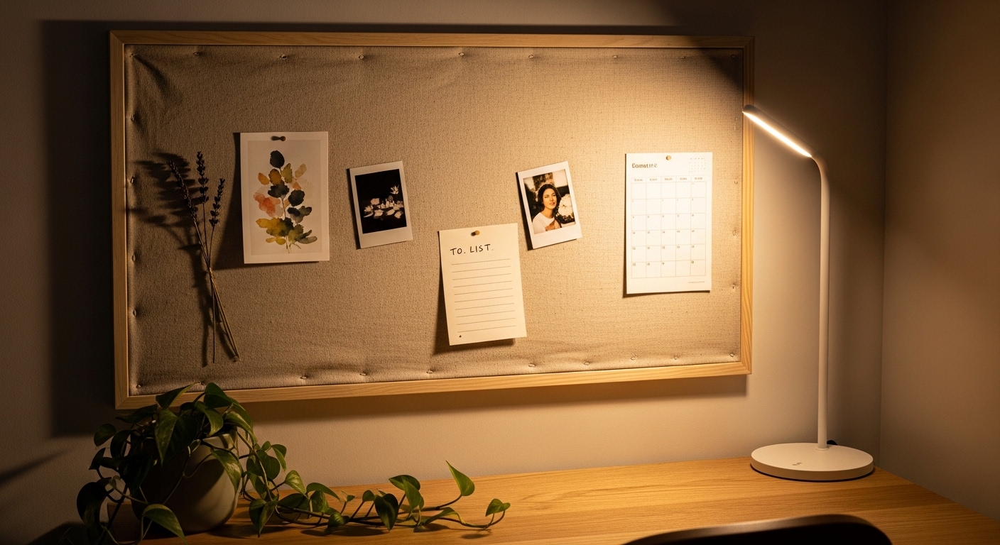 Fabric-Covered Pin Board