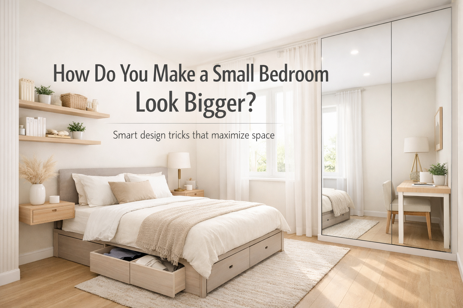 How Do You Make a Small Bedroom Look Bigger?