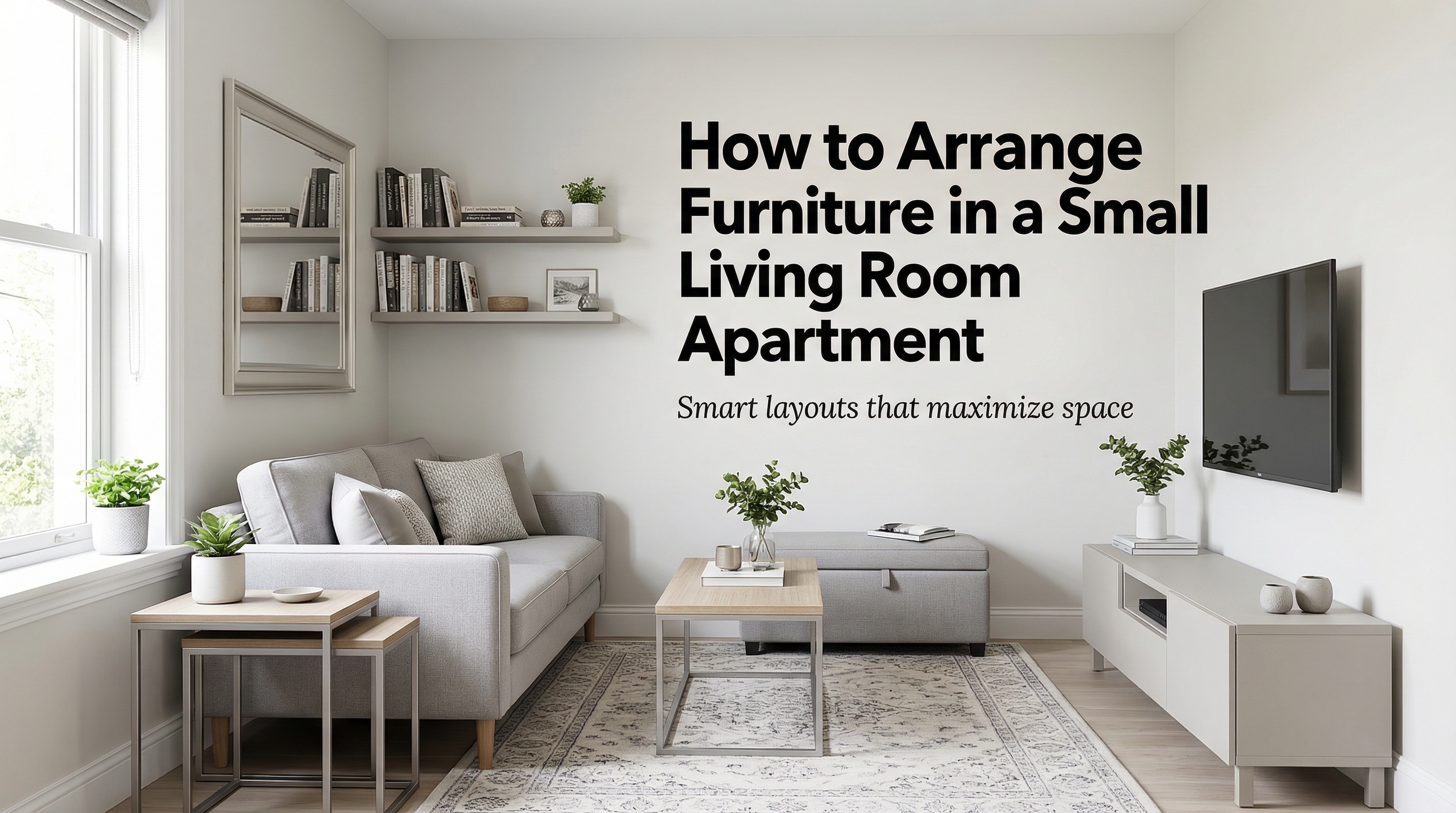 How to Arrange Furniture in a Small Living Room Apartment