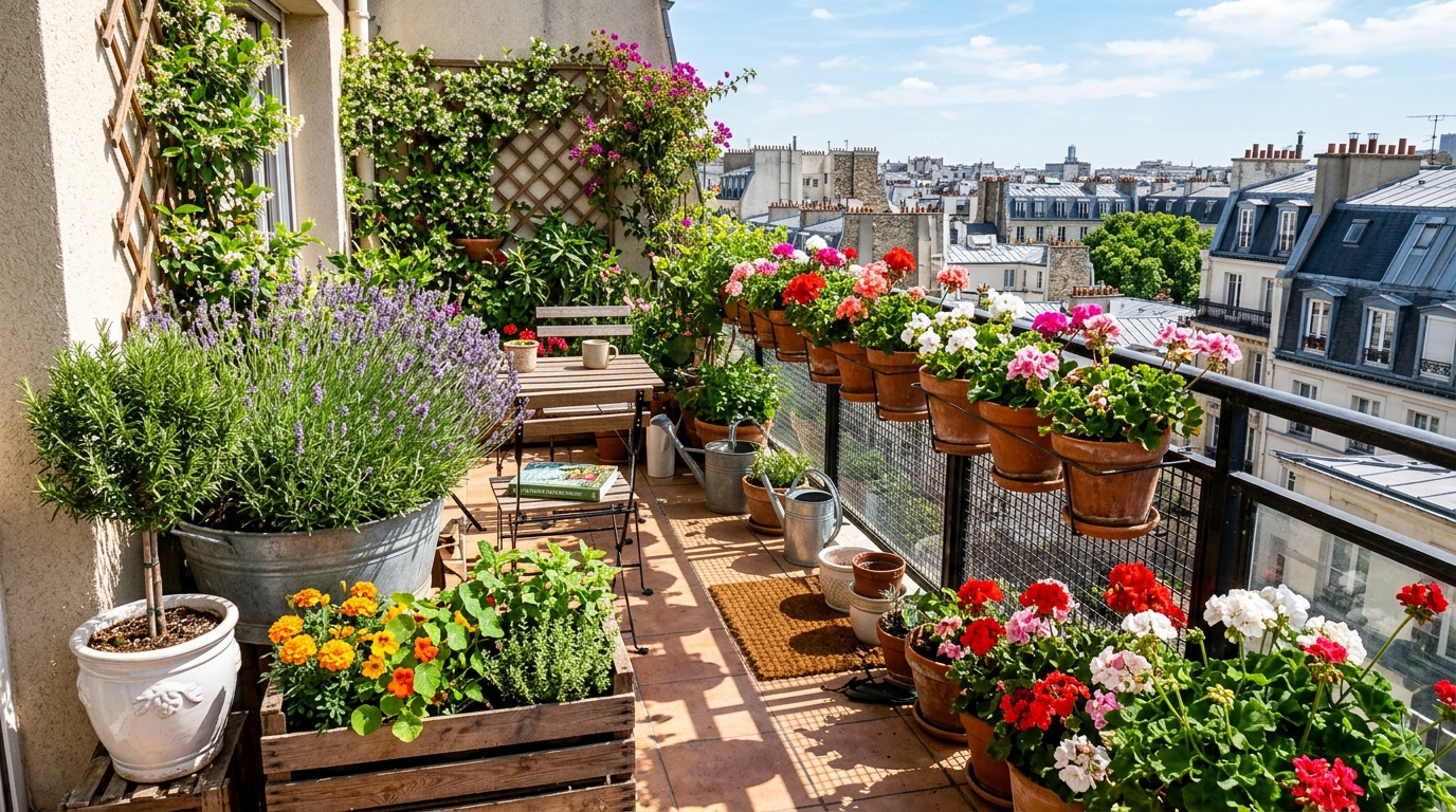 Apartment Balcony Plants