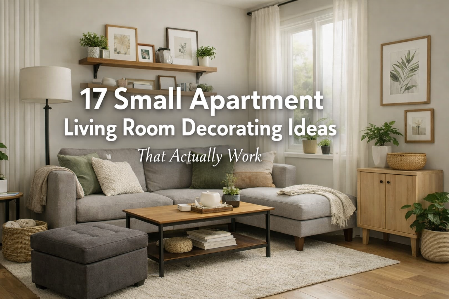 17 Small Apartment Living Room Decorating Ideas That Actually Work