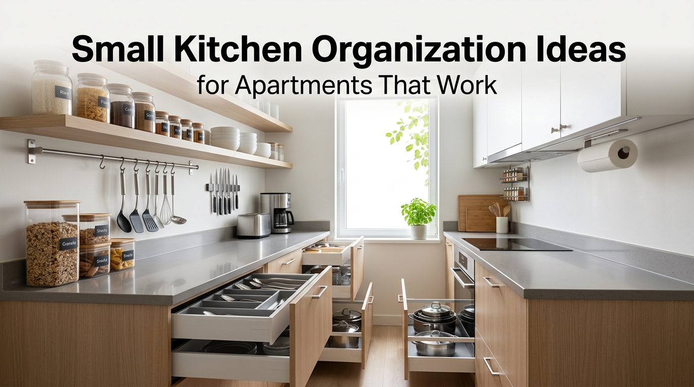 Small Kitchen Organization Ideas for Apartments That Work