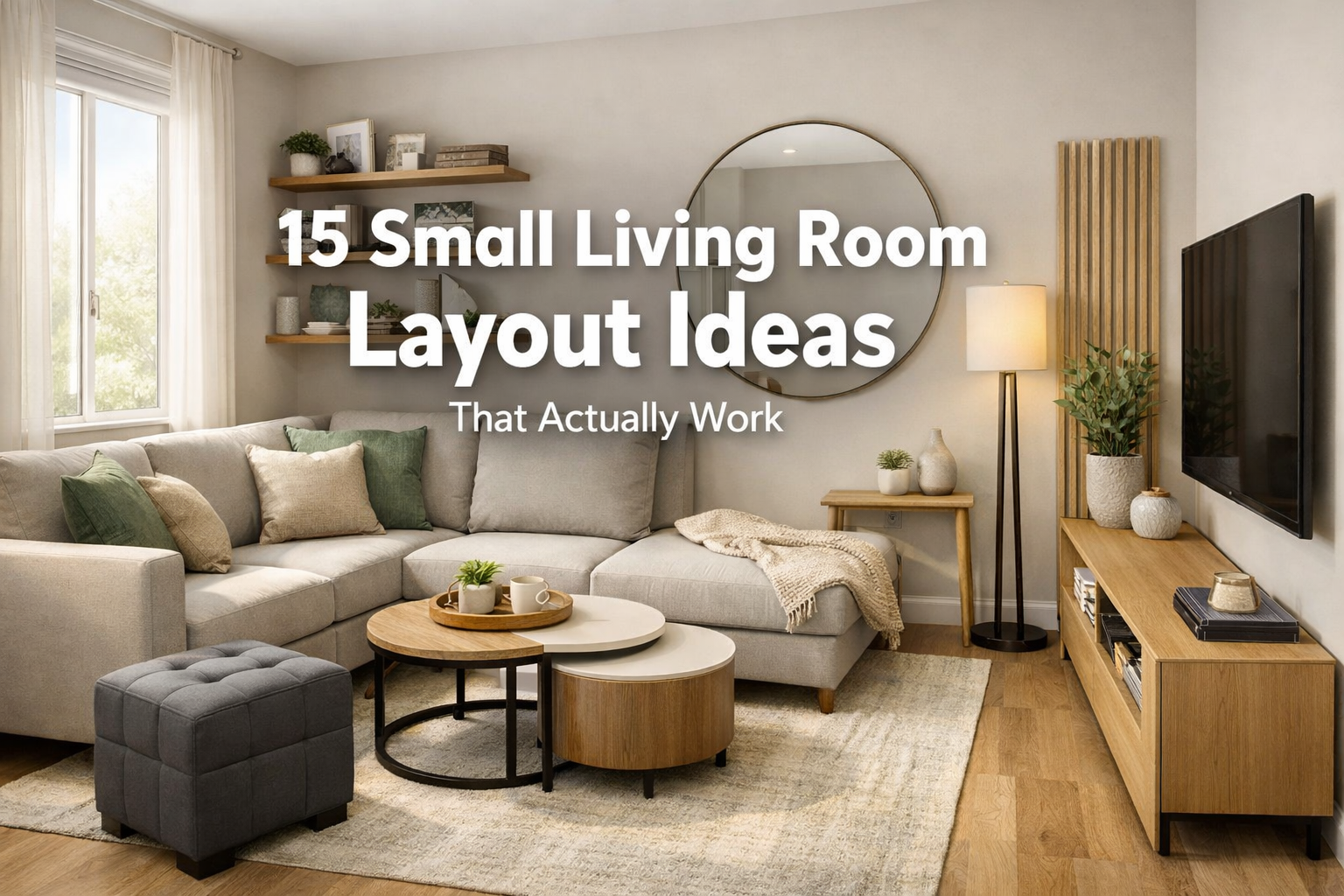 15 Small Living Room Layout Ideas That Actually Work
