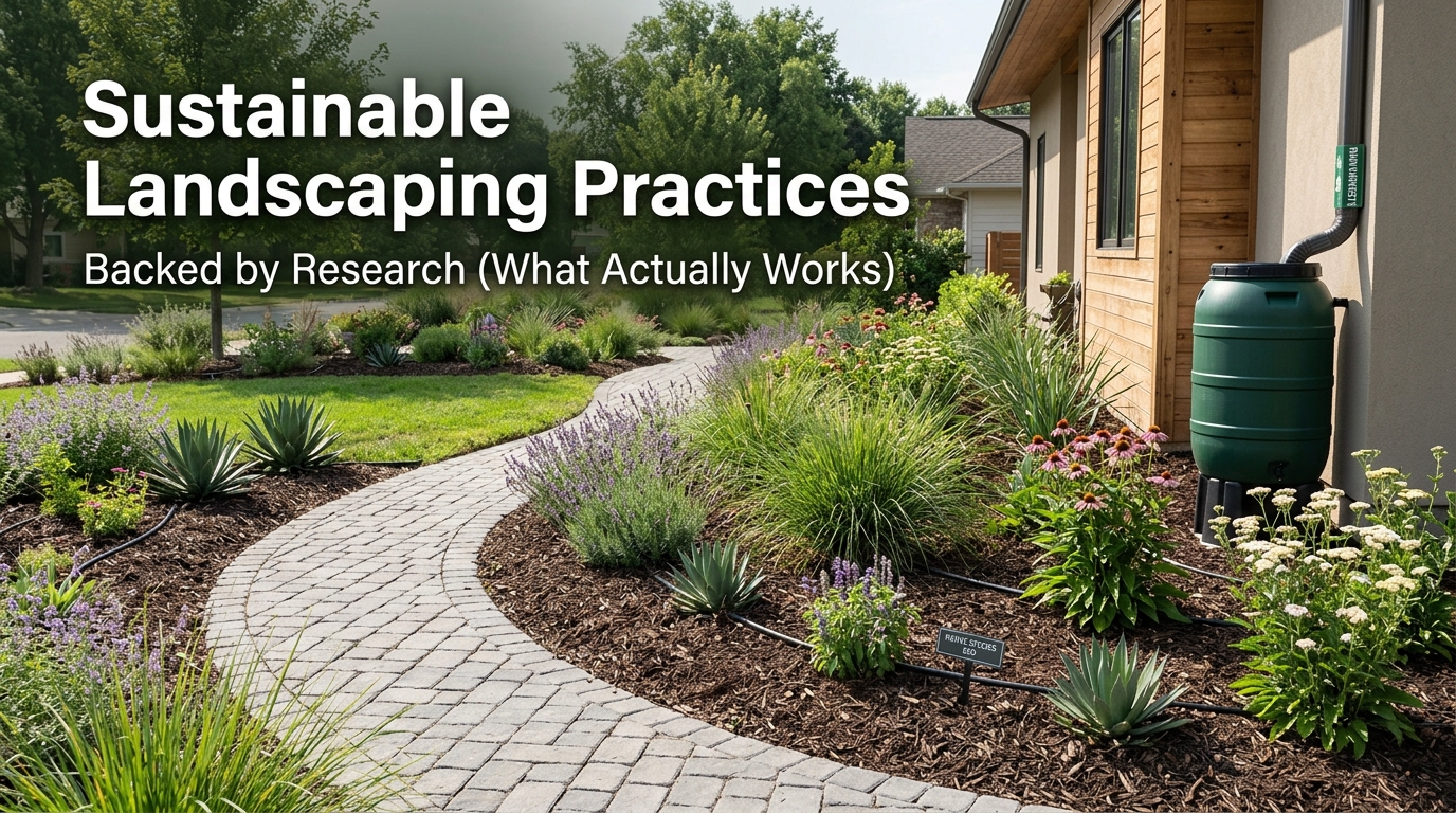 Sustainable Landscaping Practices Backed by Research (What Actually Works)