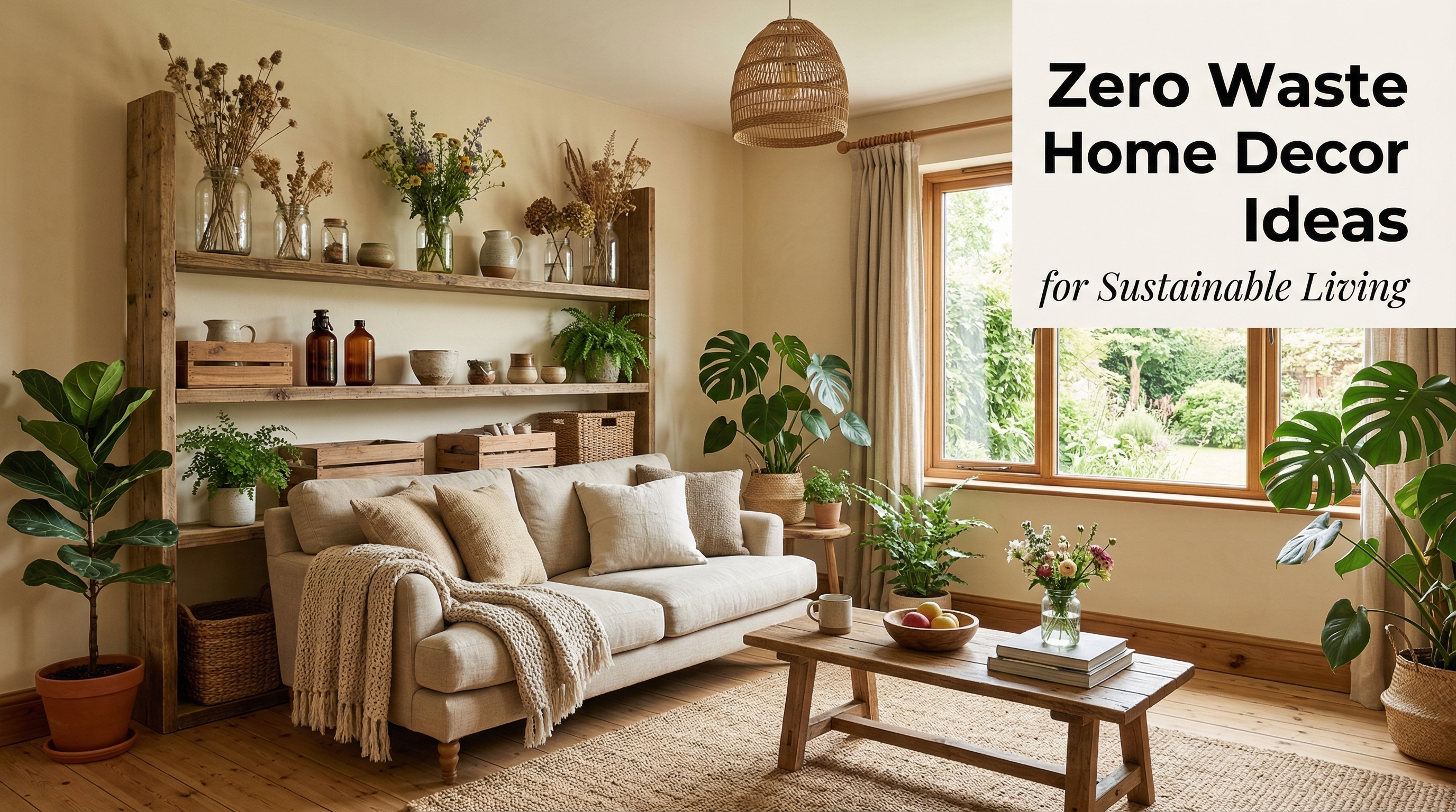 Zero Waste Home Decor Ideas for Sustainable Living