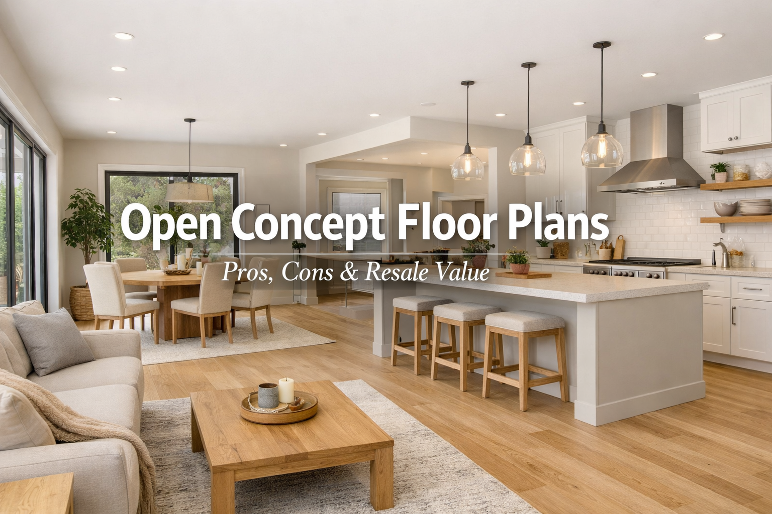 Open Concept Floor Plans: Pros, Cons & Resale Value