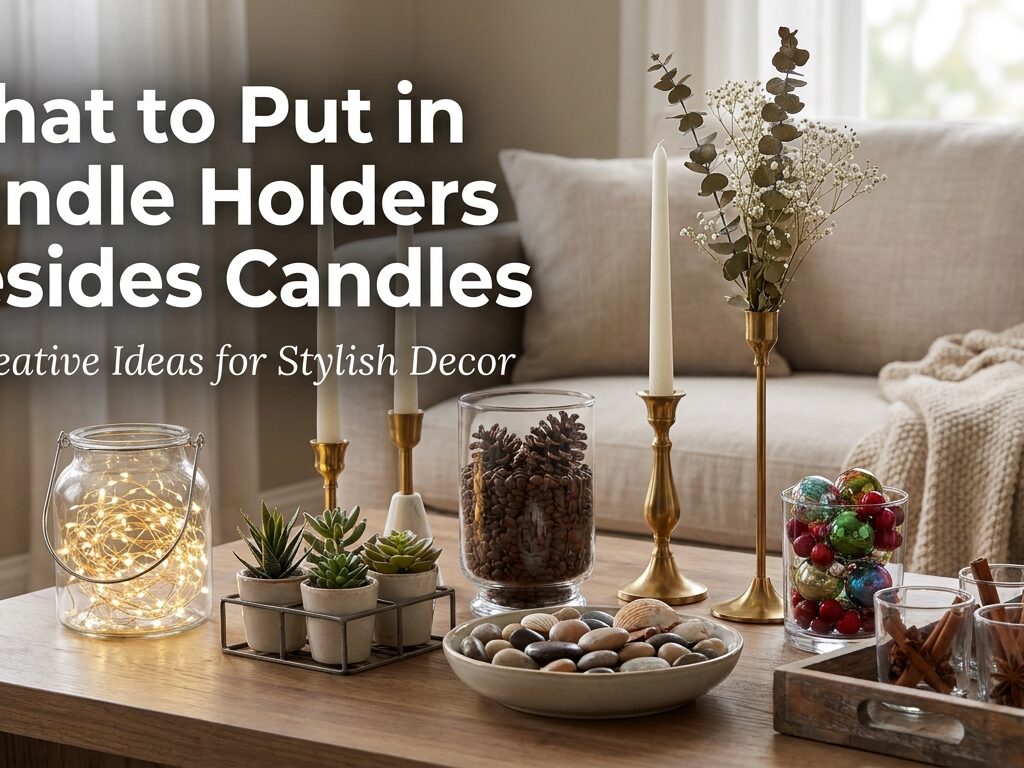 What to Put in Candle Holders Besides Candles: 15 Creative Ideas