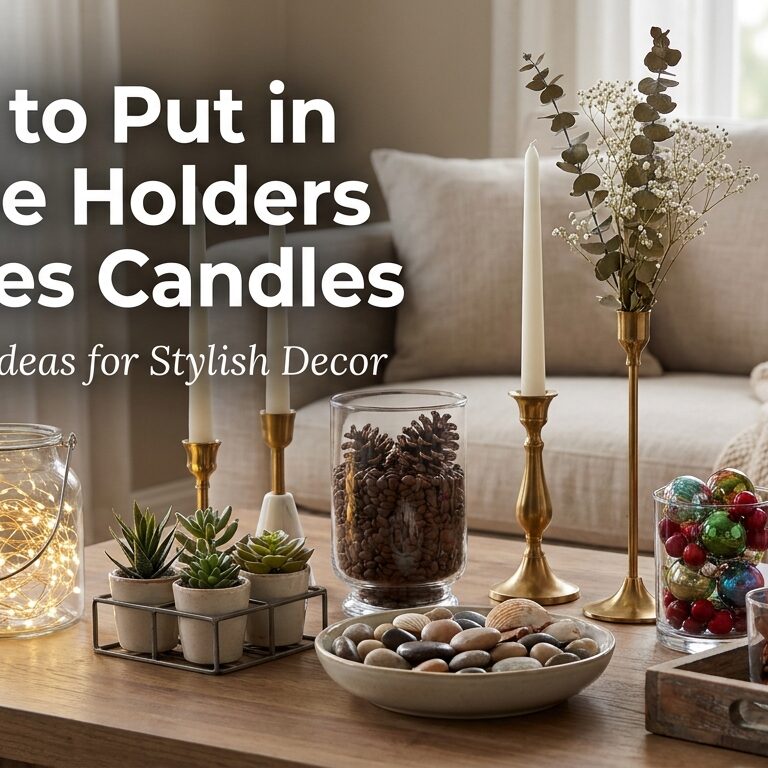 What to Put in Candle Holders Besides Candles: 15 Creative Ideas
