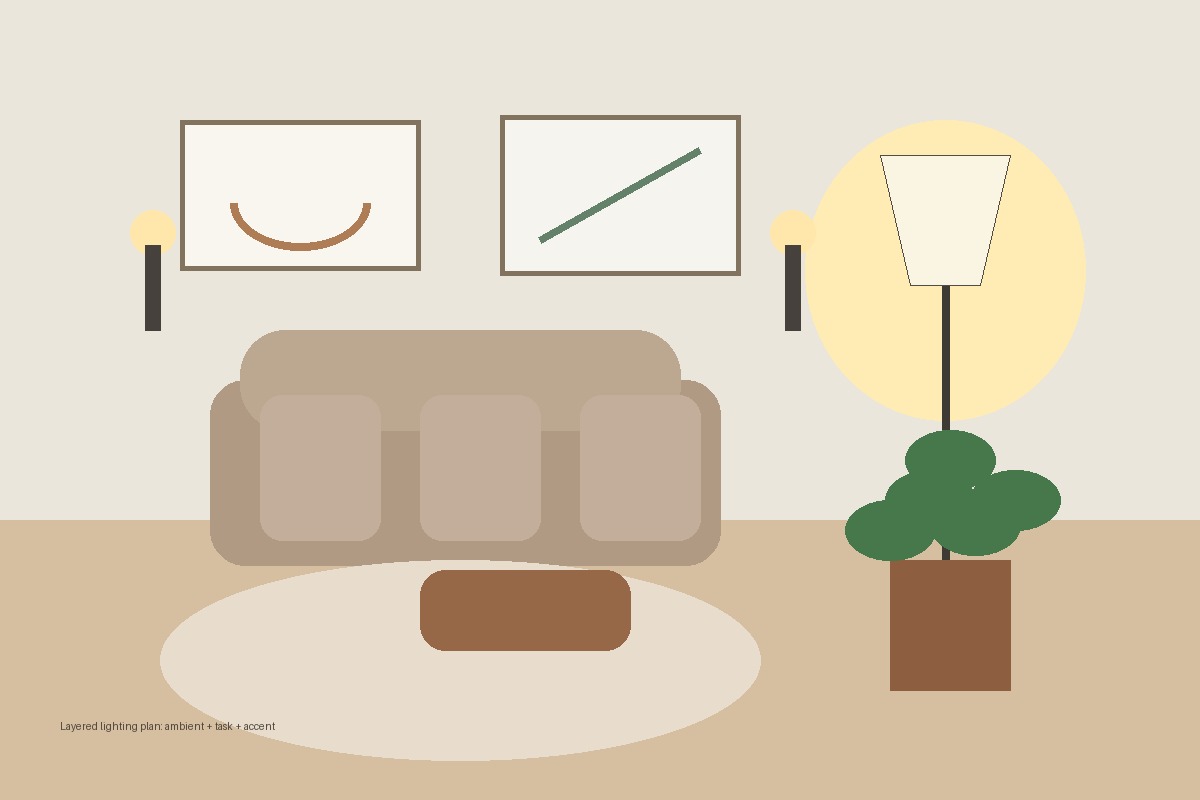 layered lighting