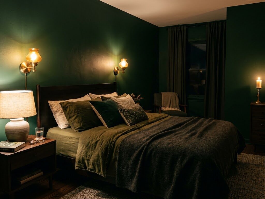 13 Dark Green Bedroom Ideas That Feel Rich and Calm