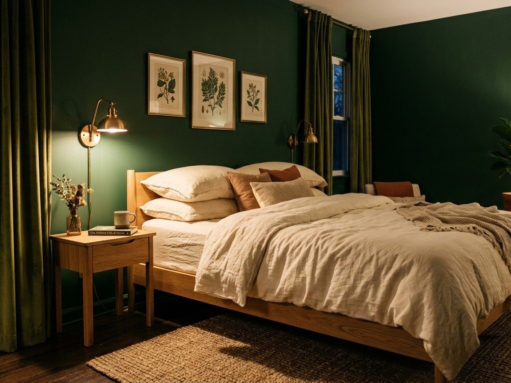 Dark Green Bedroom Ideas