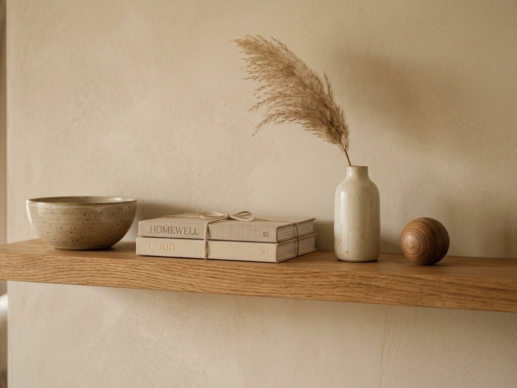 Japandi Shelf Display